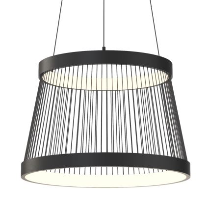 ONLI - LED ljuskrona med textilsladd MATE LED/40W/230V 4000K svart