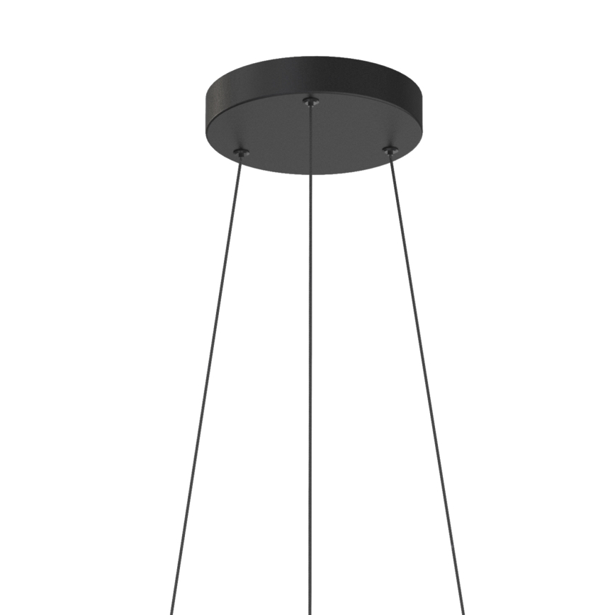 ONLI - LED ljuskrona med textilsladd MATE LED/40W/230V 4000K svart