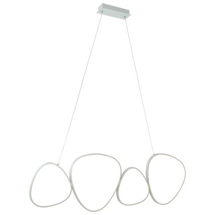 ONLI - LED ljuskrona med textilsladd ROMEO LED/48W/230V 4000K vit