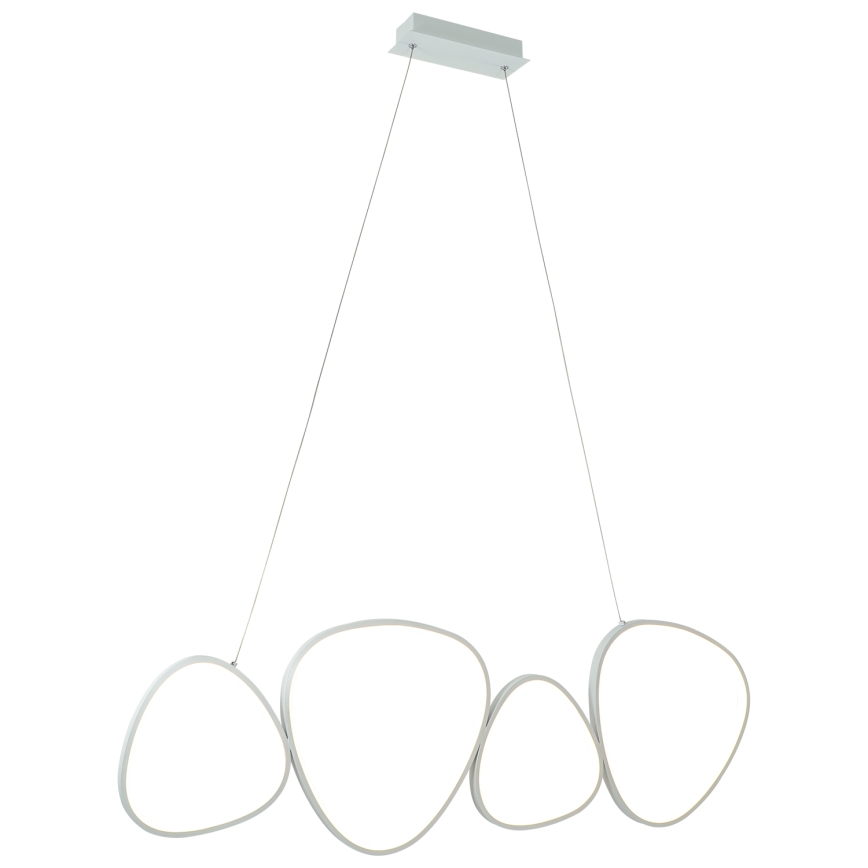 ONLI - LED ljuskrona med textilsladd ROMEO LED/48W/230V 4000K vit