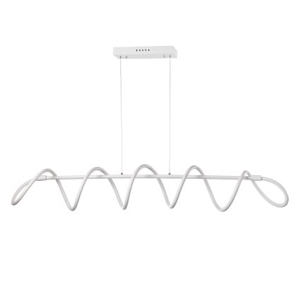 ONLI - LED ljuskrona med textilsladd SPIRALE LED/72W/230V 3000K vit