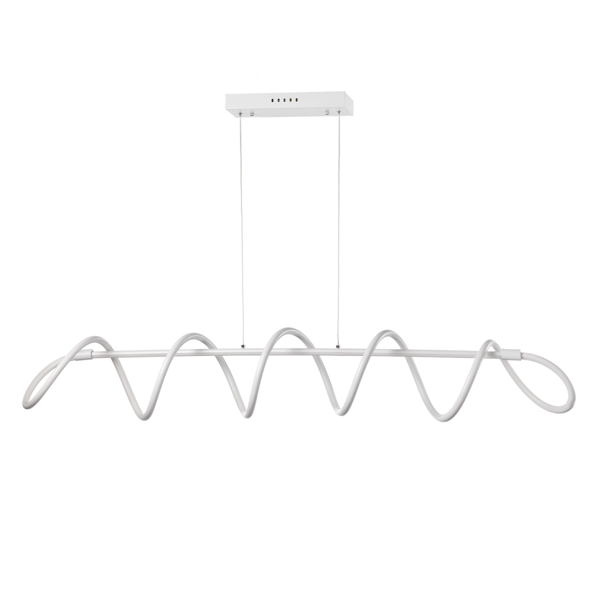 ONLI - LED ljuskrona med textilsladd SPIRALE LED/72W/230V 3000K vit