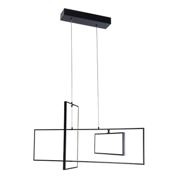 ONLI - LED ljuskrona med textilsladd SQUID LED/60W/230V 4000K svart