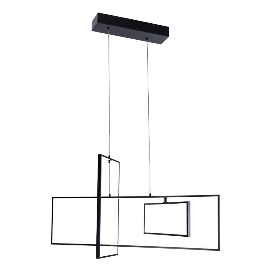 ONLI - LED ljuskrona med textilsladd SQUID LED/60W/230V 4000K svart