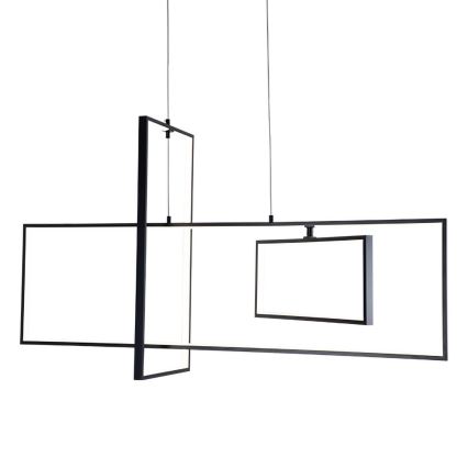 ONLI - LED ljuskrona med textilsladd SQUID LED/60W/230V 4000K svart