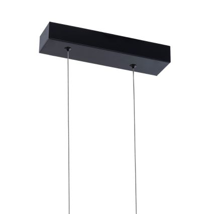 ONLI - LED ljuskrona med textilsladd SQUID LED/60W/230V 4000K svart