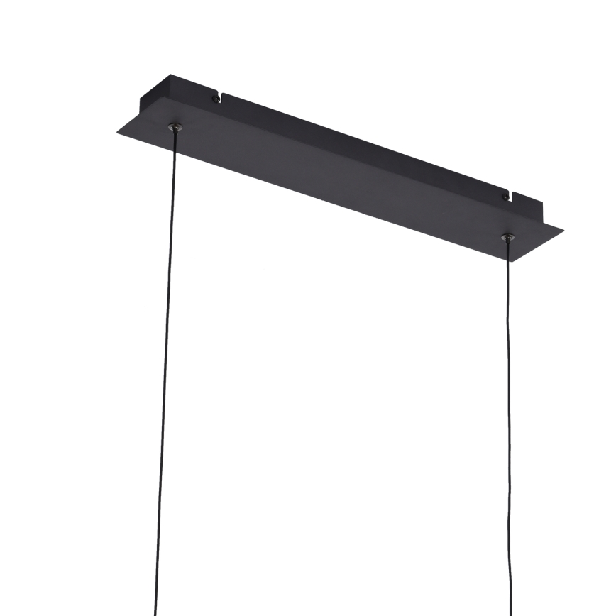 ONLI - LED ljuskrona med textilsladd SWING LED/30W/230V 4000K svart
