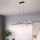 ONLI - LED ljuskrona med textilsladd TWIST LED/30W/230V 4000K svart