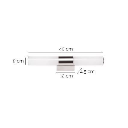 ONLI - LED tavelbelysning OBUT LED/8W/230V 4000K matt krom