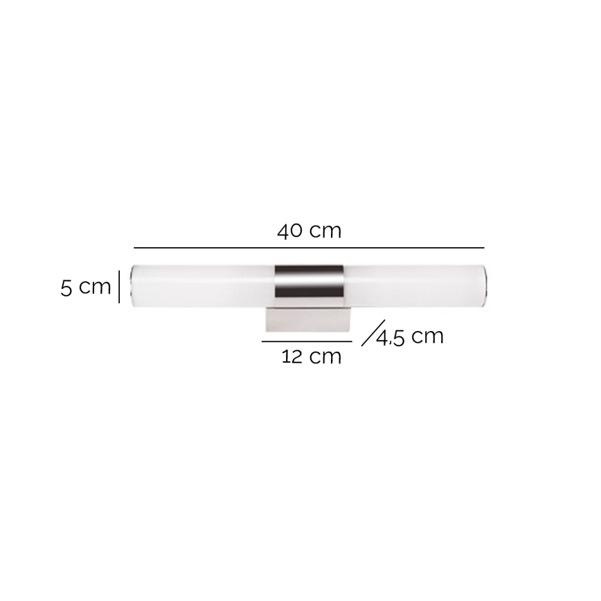ONLI - LED tavelbelysning OBUT LED/8W/230V 4000K matt krom
