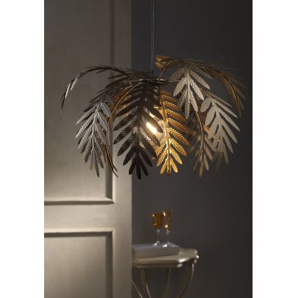 ONLI - Ljuskrona med textilsladd DUBAI 1xE27/22W/320V guld