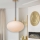 ONLI - Ljuskrona med textilsladd JANET 1xE27/6W/230V diameter 30 cm