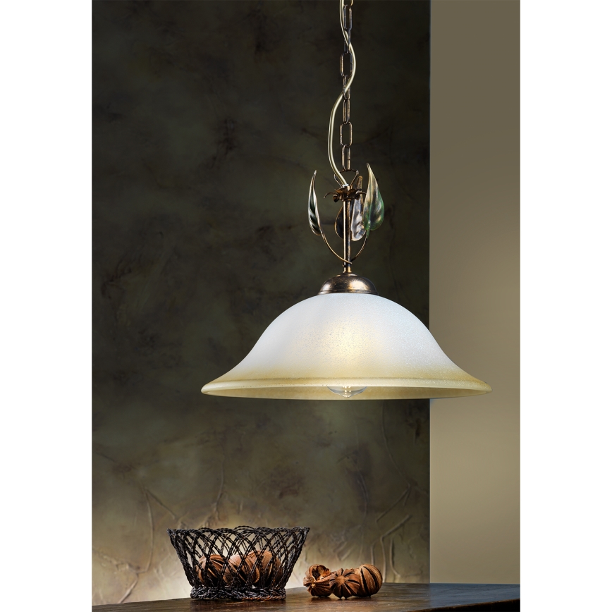 ONLI - Ljuskrona på kedja MIRA 1xE27/22W/230V diameter 40 cm