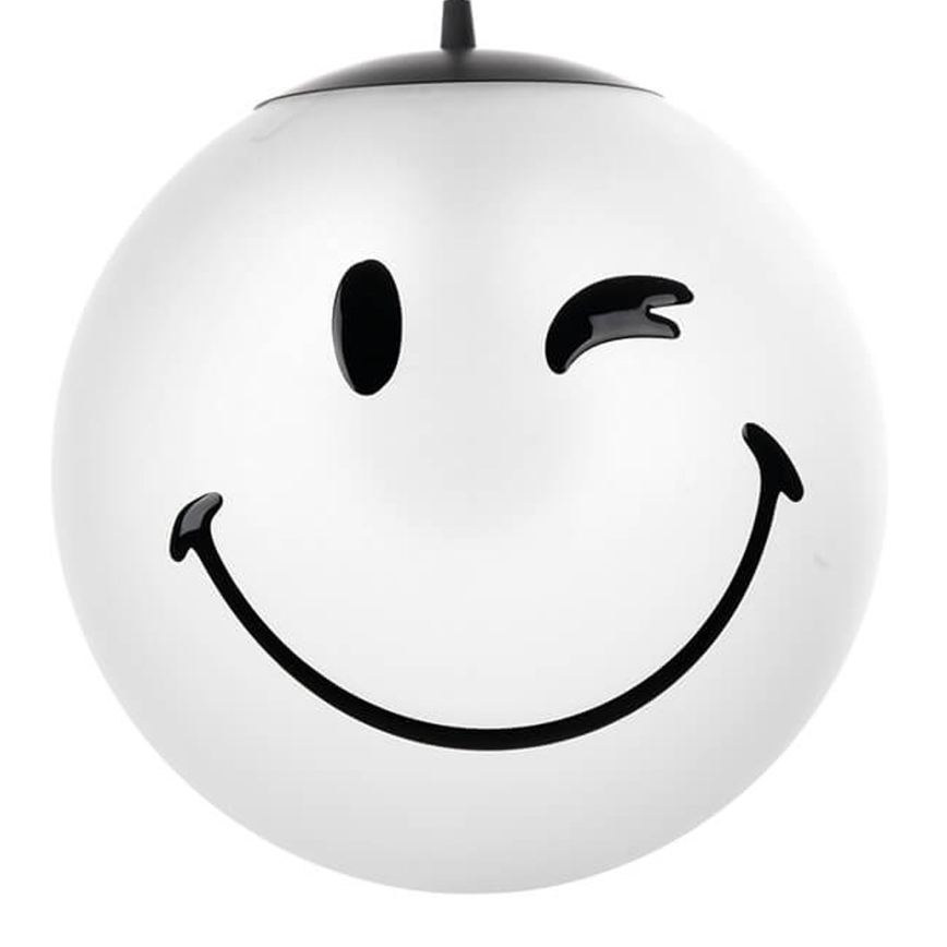ONLI - SMILEY takpendel för barn, 1xE27/15W/230V, vit