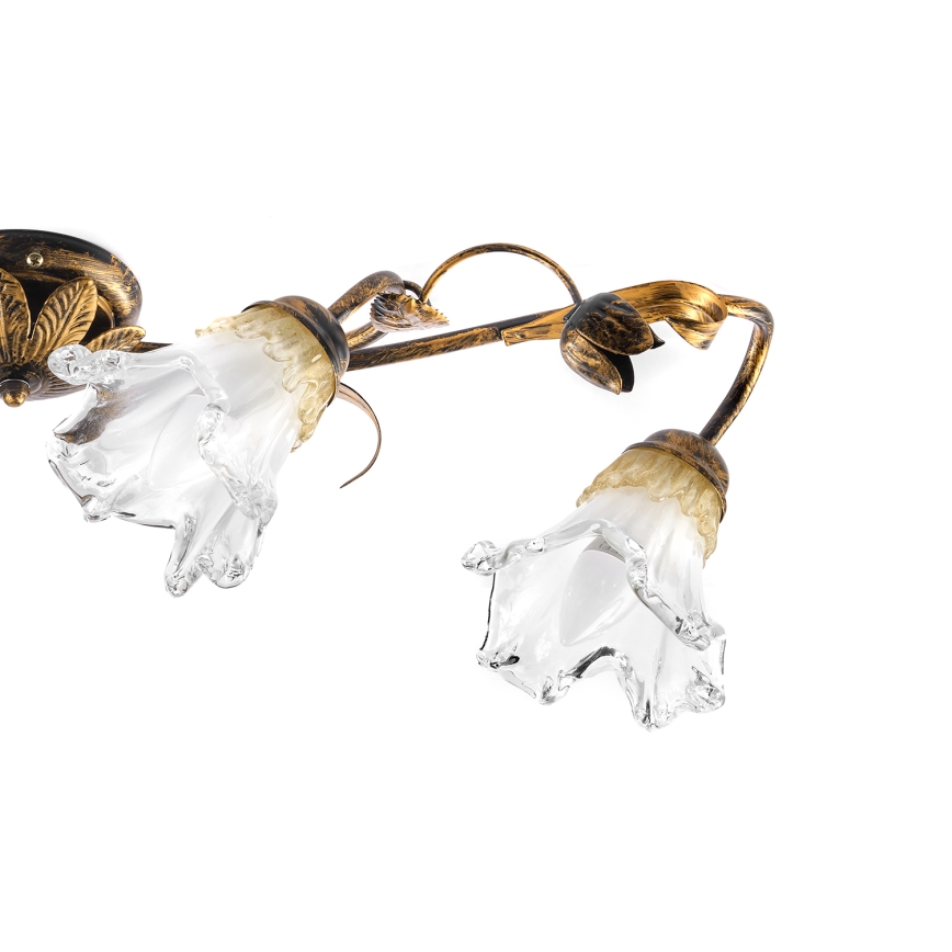 ONLI - Taklampa ARIANNA 4xE14/6W/230V bronsfärgad