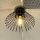 ONLI - Taklampa DUCCIO 1xE27/22W/230V diameter 30 cm svart