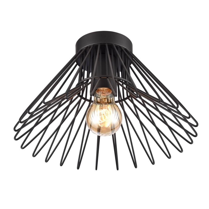 ONLI - Taklampa DUCCIO 1xE27/22W/230V diameter 30 cm svart