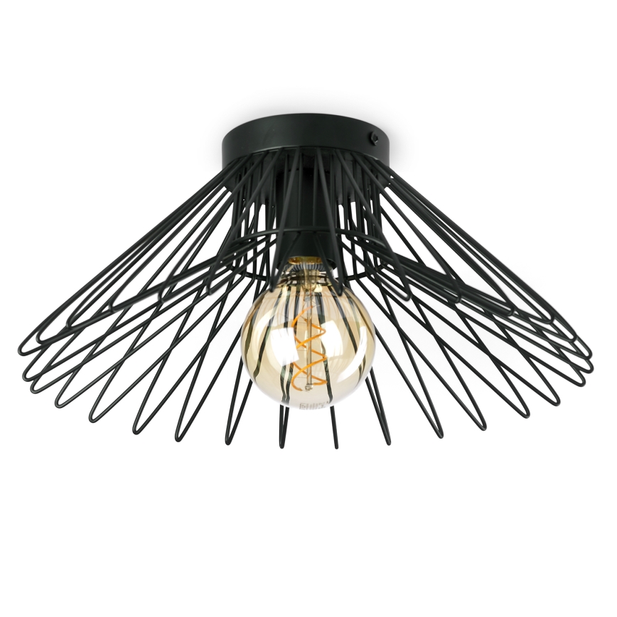 ONLI - Taklampa DUCCIO 1xE27/22W/230V diameter 40 cm svart