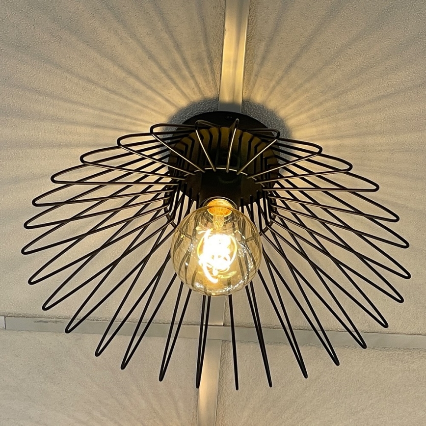 ONLI - Taklampa DUCCIO 1xE27/22W/230V diameter 40 cm svart