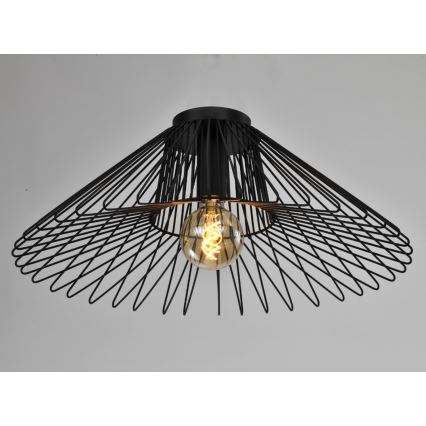 ONLI - Taklampa DUCCIO 1xE27/22W/230V diameter 60 cm svart