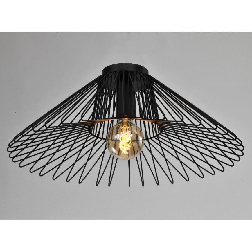 ONLI - Taklampa DUCCIO 1xE27/22W/230V diameter 60 cm svart