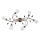 ONLI - Taklampa LILIANA 6xE14/6W/230V