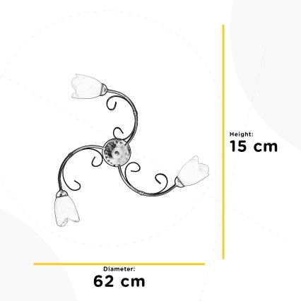 ONLI - Taklampa ODINO 3xE14/6W/230V