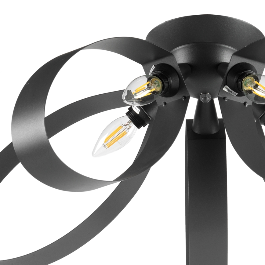 ONLI - Taklampa SERENA 5xE14/6W/230V svart