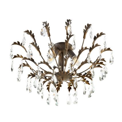 ONLI - Taklampa TERESA 3xE14/6W/230V brons