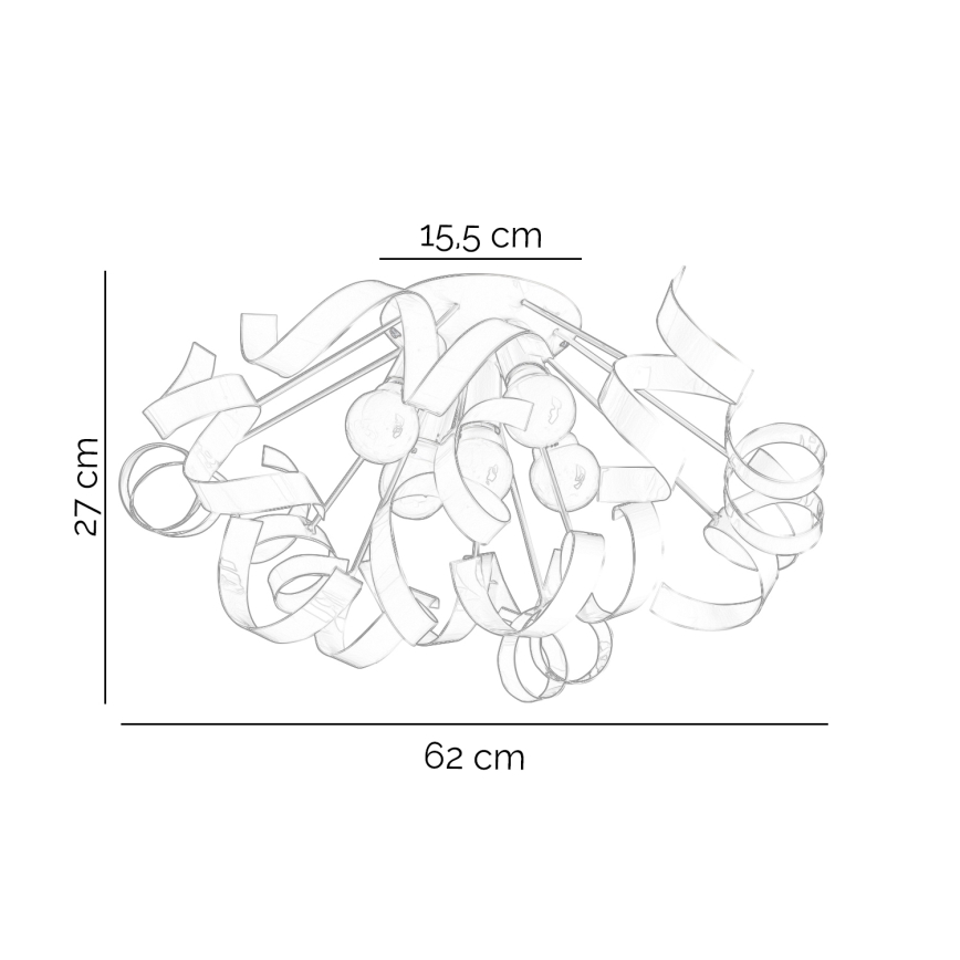 ONLI - Taklampa ZOE 5xE14/6W/230V vit