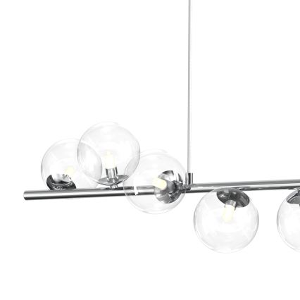 ONLI - Takpendel med vajer KIMBERLY 8xG9/6W/230V blank krom