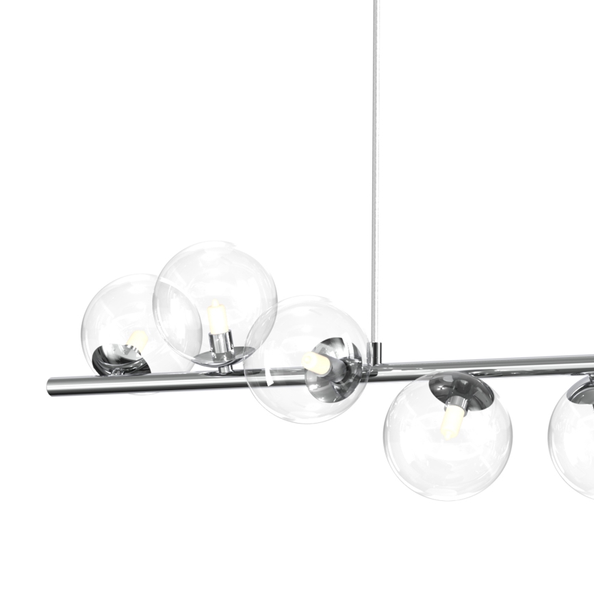 ONLI - Takpendel med vajer KIMBERLY 8xG9/6W/230V blank krom