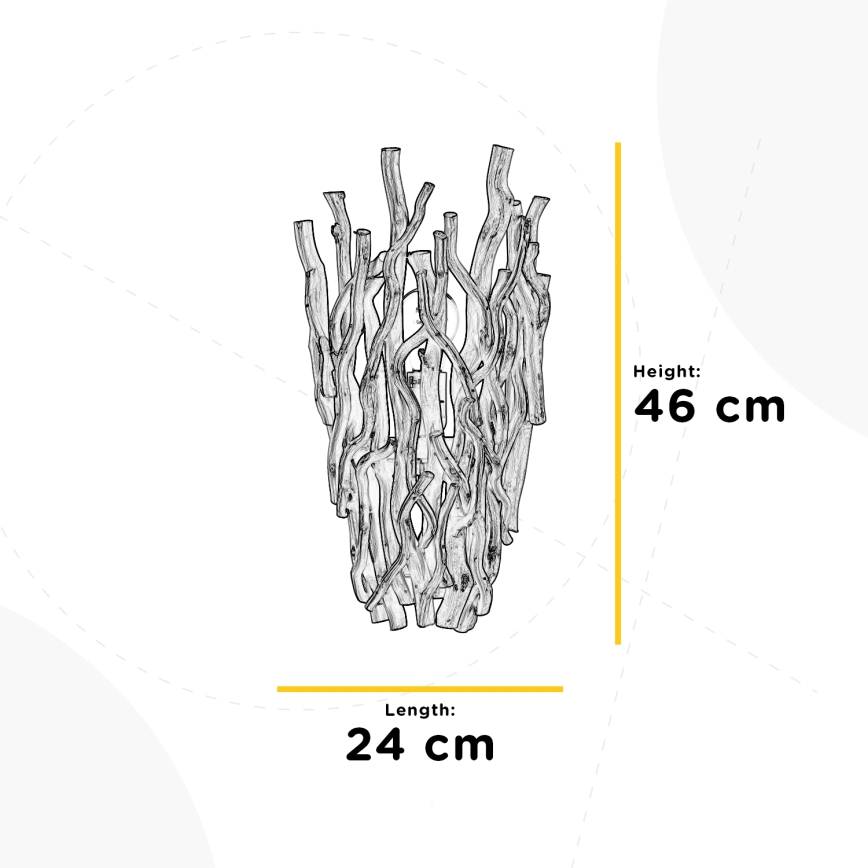 ONLI - Vägglampa AGAR 1xE27/22W/230V