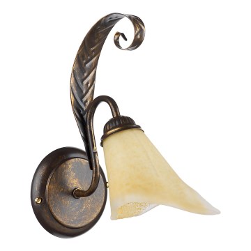 ONLI - Vägglampa ALGA 1xE14/6W/230V brons