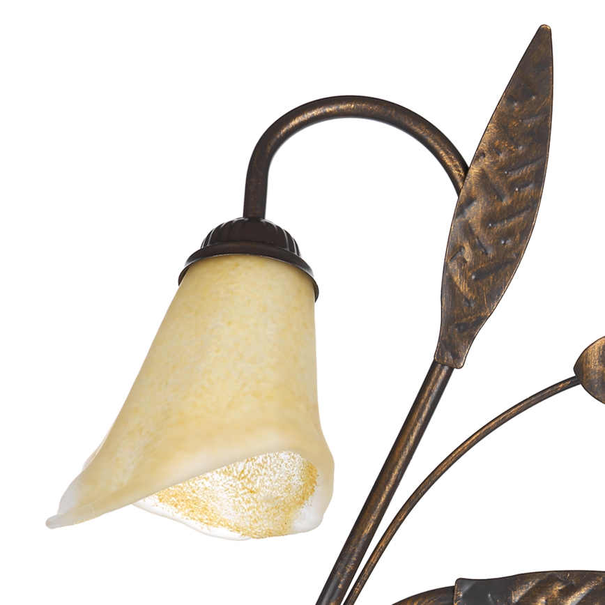 ONLI - Vägglampa ALGA 2xE14/6W/230V brons
