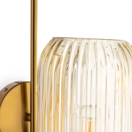 ONLI - Vägglampa DOROTY 1xE27/15W/230V mässing