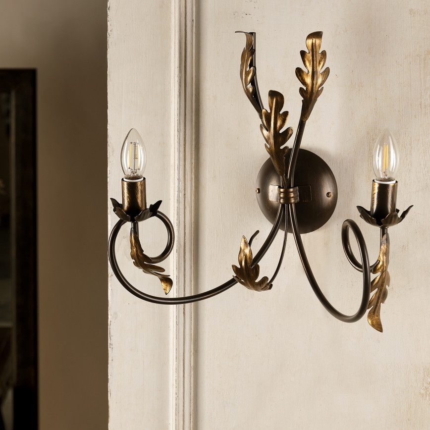 ONLI - Vägglampa GRETEL 2xE14/6W/230V