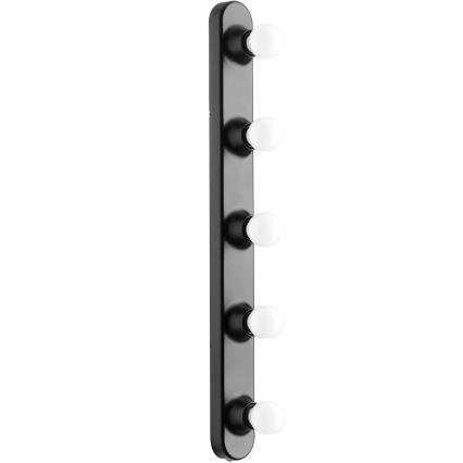 ONLI - Vägglampa HOLLYWOOD 5xE14/6W/230V svart