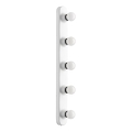 ONLI - Vägglampa HOLLYWOOD 5xE14/6W/230V vit
