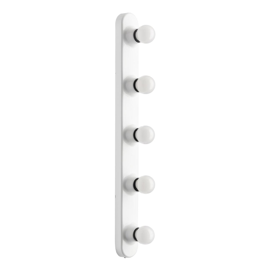 ONLI - Vägglampa HOLLYWOOD 5xE14/6W/230V vit