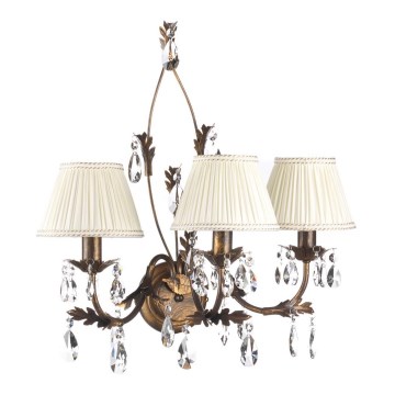 ONLI - Vägglampa KAREN 3xE14/6W/230V brons