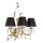 ONLI - Vägglampa KAREN 3xE14/6W/230V guld