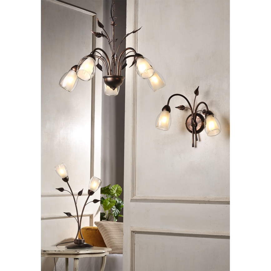 ONLI - Vägglampa LILIANA 2xE14/6W/230V