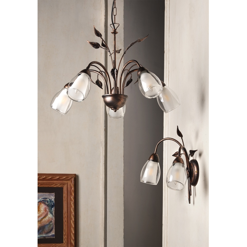 ONLI - Vägglampa LILIANA 2xE14/6W/230V