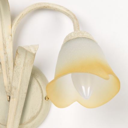 ONLI - Vägglampa LUCREZIA 1xE14/6W/230V grädde