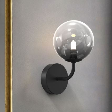 ONLI - Vägglampa PALOMA 1xG9/10W/230V svart/rökig