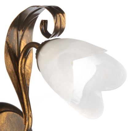 ONLI - Vägglampa SONIA 1xE14/6W/230V brons