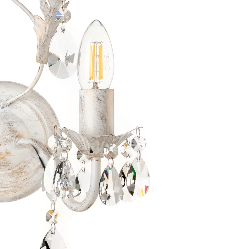 ONLI - Vägglampa TERESA 2xE14/6W/230V vit