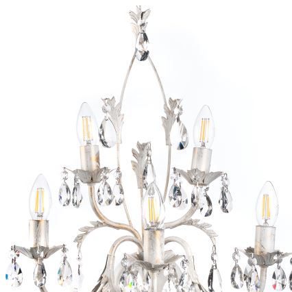 ONLI - Vägglampa TERESA 5xE14/6W/230V vit