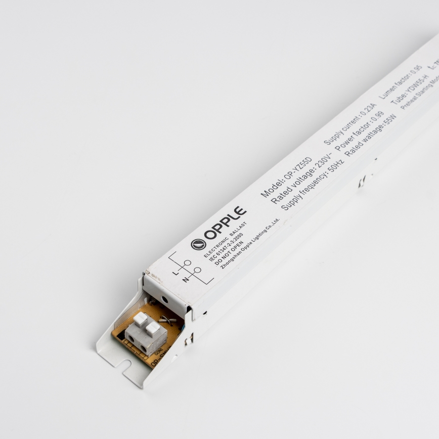 OPPLE 03309 - Elektrisk ballast för fluorescerande glödlampa PLH V2.0 55W YZ 55D